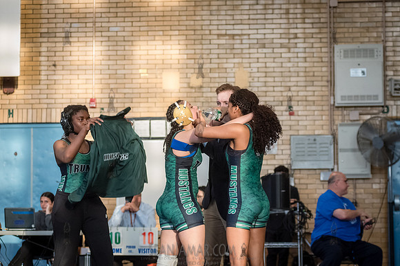 PSAL Girls Team Wrestling Championship - Grover Cleveland HS - N