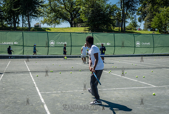 CPF Play - Lacoste Foundation Tennis Clinic - Central Park Tenni