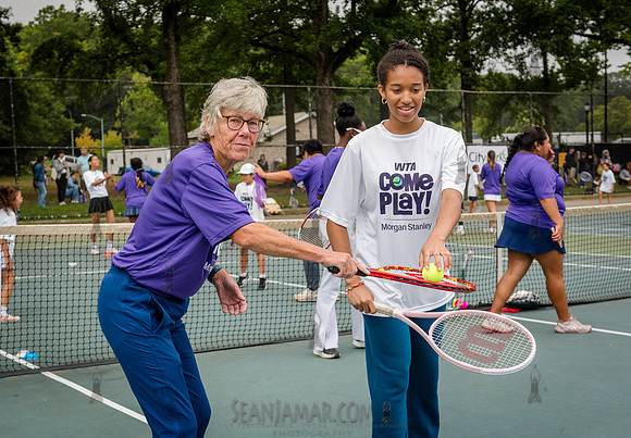 CPF Play - WTA + Morgan Stanley Come To Play Clinic - Cunningham