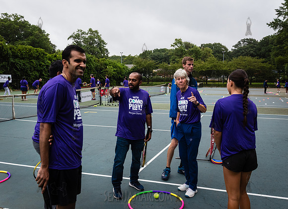 CPF Play - WTA + Morgan Stanley Come To Play Clinic - Cunningham