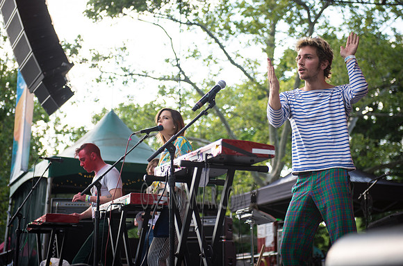 La Femme - Fete de la Musique - Rumsey Playfield Central Park - NYC - 2016