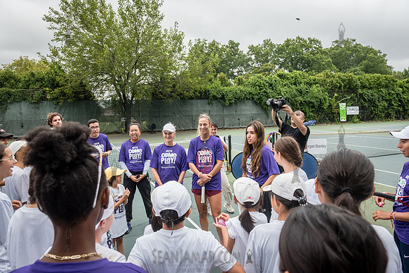 CPF Play - WTA + Morgan Stanley Come To Play Clinic - Cunningham