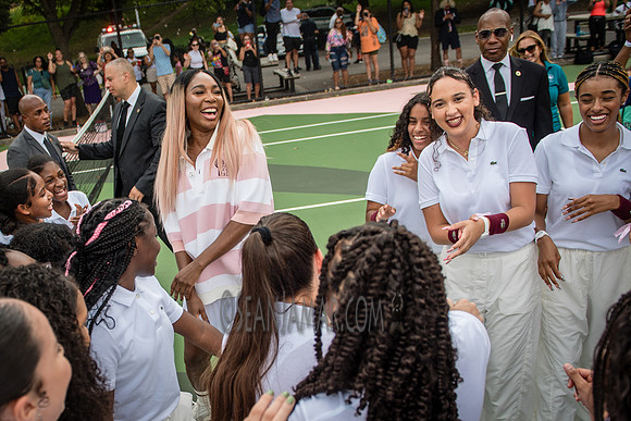 Venus Williams Tennis Court Dedication - St Marys Park - NYC - 2