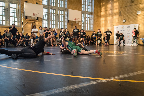PSAL Girls Team Wrestling Championship - Grover Cleveland HS - N