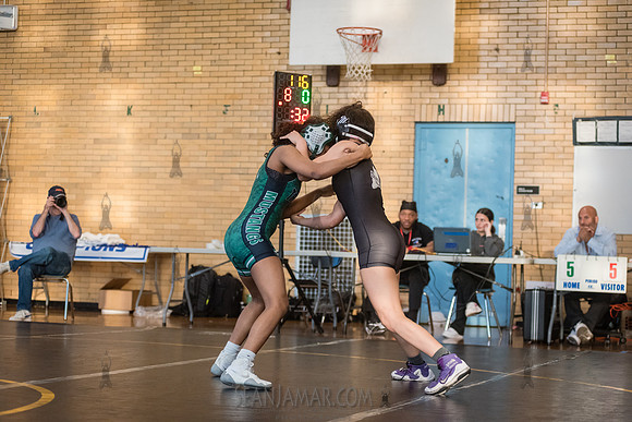 PSAL Girls Team Wrestling Championship - Grover Cleveland HS - N