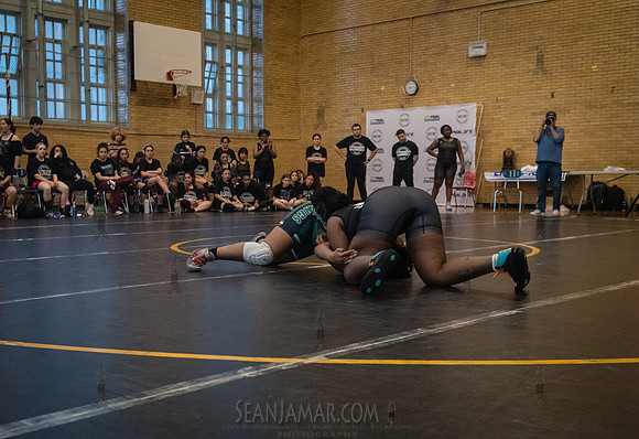 PSAL Girls Team Wrestling Championship - Grover Cleveland HS - N
