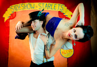 Rob Williams & Joey Dillon - NY Pin Up Club - Circus Sideshow - Vintage Vanga Photography Studio - NYC - 2015