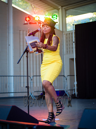 Jessica Care Moore - Def Poets A Reunion - Marcus Garvey Park - Harlem USA - 2017