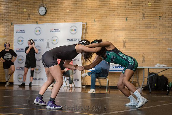 PSAL Girls Team Wrestling Championship - Grover Cleveland HS - N