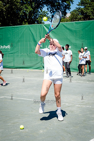 CPF Play - Lacoste Foundation Tennis Clinic - Central Park Tenni