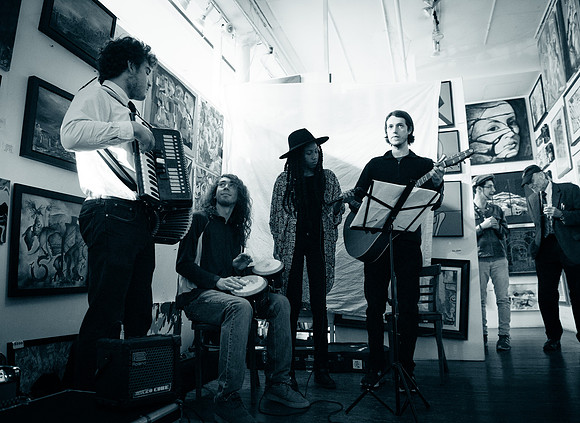 First Friday Pop Up Art Show & Music Showcase - Ward Nasse Gallery - SOHO NYC - May 2015