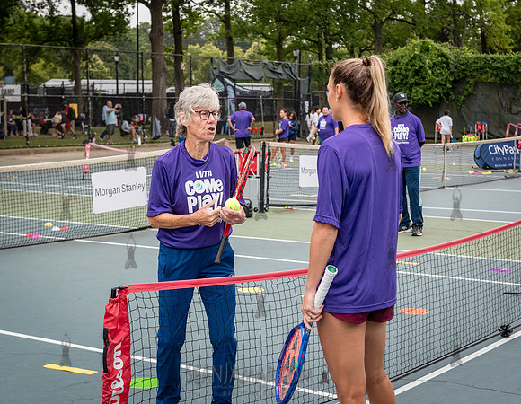 CPF Play - WTA + Morgan Stanley Come To Play Clinic - Cunningham