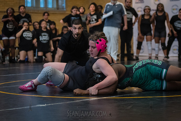 PSAL Girls Team Wrestling Championship - Grover Cleveland HS - N