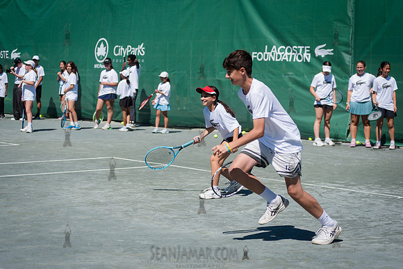CPF Play - Lacoste Foundation Tennis Clinic - Central Park Tenni