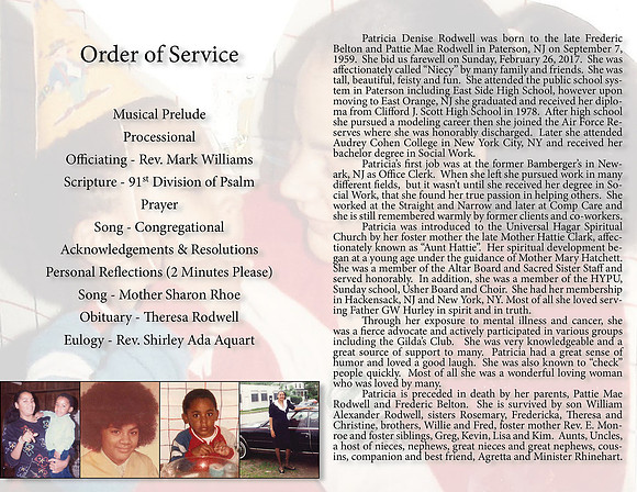 Inside Funeral Program