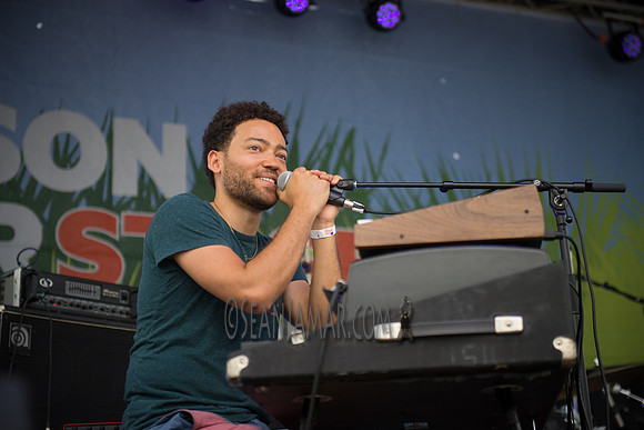 Taylor McFerrin w Marcus Gilmore - Soul Revue - Hudson River Stage - Pier 97 - NYC - 2016
