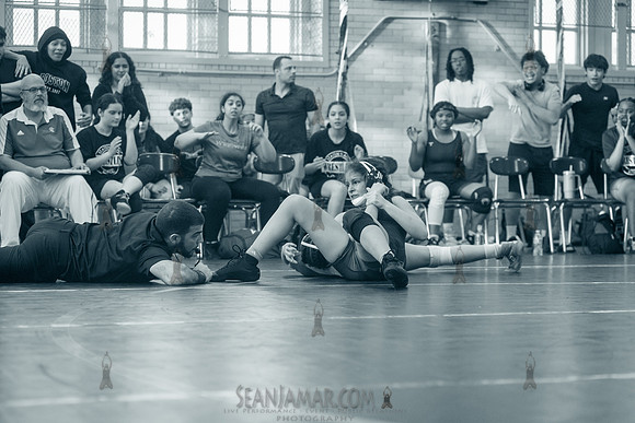 PSAL Girls Team Wrestling Championship - Grover Cleveland HS - N