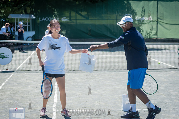 CPF Play - Lacoste Foundation Tennis Clinic - Central Park Tenni