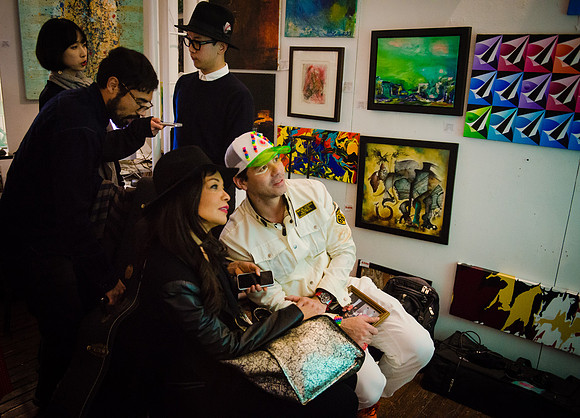 First Friday Pop Up Art Show & Music Showcase - Ward Nasse Gallery - SOHO NYC - May 2015