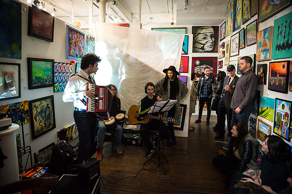 First Friday Pop Up Art Show & Music Showcase - Ward Nasse Gallery - SOHO NYC - May 2015