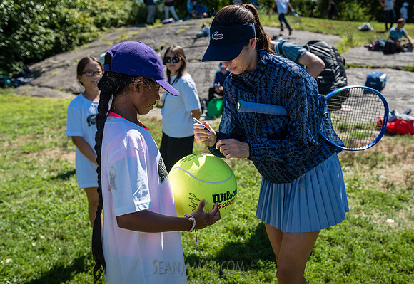 CPF Play - Lacoste Foundation Tennis Clinic - Central Park Tenni