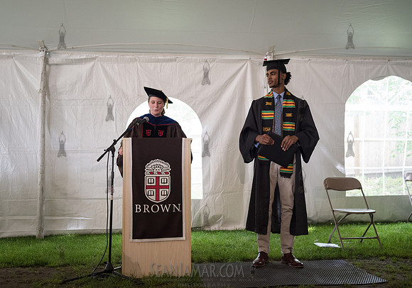 Nadir Pearson Graduaation Ceromony - Brown University - Providence RI - 2019