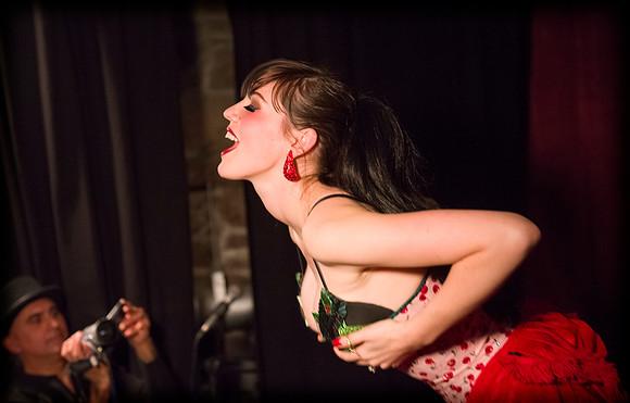 Hazel Honeysuckle - NY Pinup Club - December Burlesque