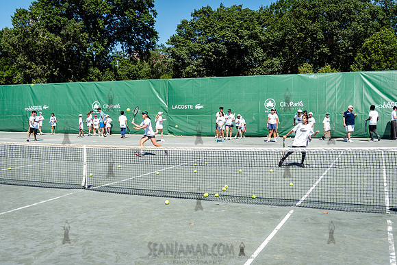 CPF Play - Lacoste Foundation Tennis Clinic - Central Park Tenni
