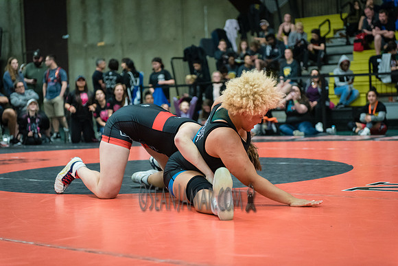 164 No. 7 Ashley Lekas (Sisters on the Mat) VSU No. 13 Shania Gowan (Florida Jets), 12-0 - Cliff Keen Gotham City Girls Open - Pratt Institute - NYC - 2019
