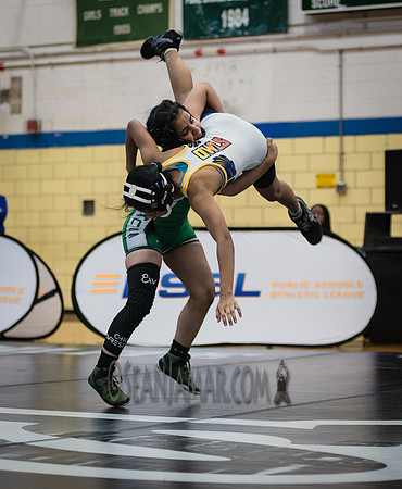 106 Arham Alromeim (Truman) Fall vs. Bianca Guese (Bryant) - Girls Freestyle Wrestling Dual Meet Championships - Truman vs. WC Bryant - Truman HS - 2019