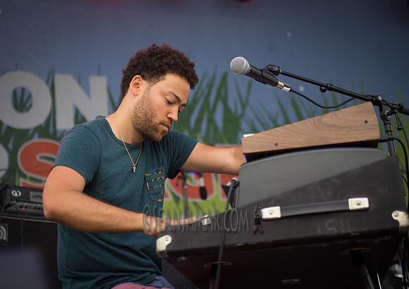 Taylor McFerrin w Marcus Gilmore - Soul Revue - Hudson River Stage - Pier 97 - NYC - 2016