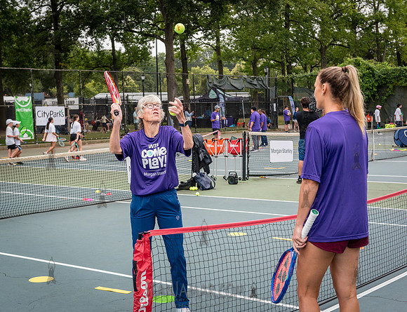 CPF Play - WTA + Morgan Stanley Come To Play Clinic - Cunningham