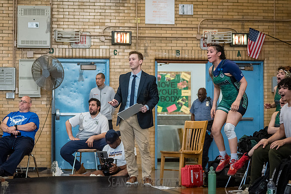 PSAL Girls Team Wrestling Championship - Grover Cleveland HS - N