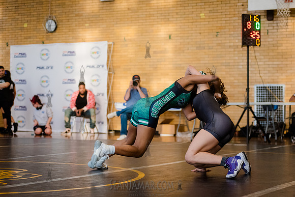PSAL Girls Team Wrestling Championship - Grover Cleveland HS - N