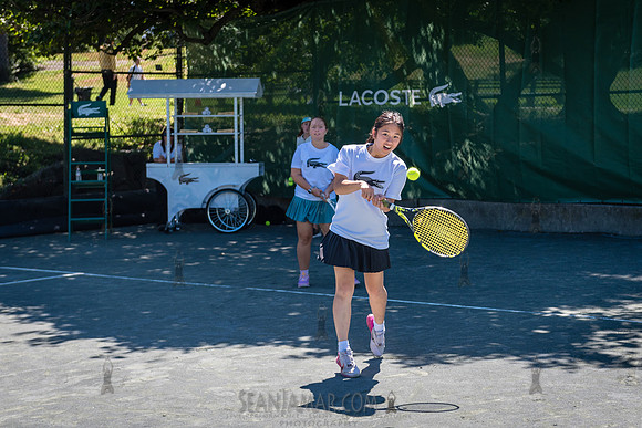 CPF Play - Lacoste Foundation Tennis Clinic - Central Park Tenni