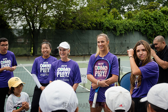 CPF Play - WTA + Morgan Stanley Come To Play Clinic - Cunningham