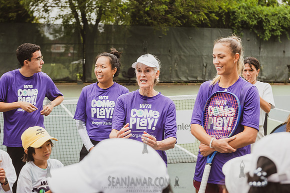 CPF Play - WTA + Morgan Stanley Come To Play Clinic - Cunningham
