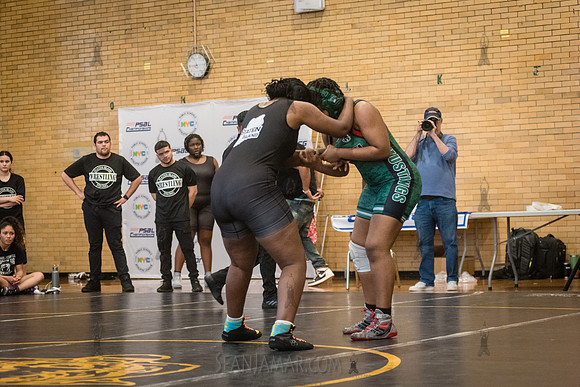 PSAL Girls Team Wrestling Championship - Grover Cleveland HS - N