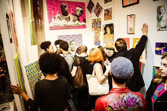 First Friday Pop Up Art Show & Music Showcase - Ward Nasse Gallery - SOHO NYC - May 2015