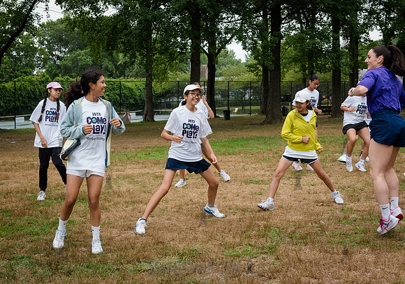 CPF Play - WTA + Morgan Stanley Come To Play Clinic - Cunningham