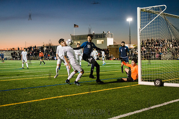 PSAL Boys Soccer Championship B - American Studies vs Middle College - Aviator Sports and Event Center - NYC - 2019