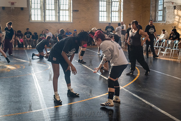 PSAL Girls Team Wrestling Championship - Grover Cleveland HS - N