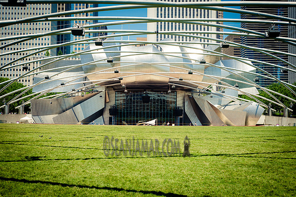 Jay Pritzker Pavilion in Millenium Park - Adventure Day - Chicago Illinois - 2016