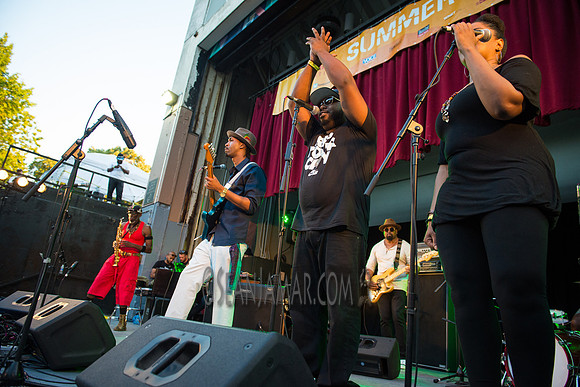 Marcus Machado f/ Daru Jones - Soul In The Horn Summer Stage - Herbert von King Park - BK USA - 2016