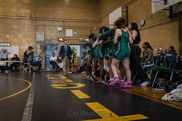 PSAL Girls Team Wrestling Championship - Grover Cleveland HS - N