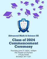 New Visions AMSIII Graduation - City Tech University - NYC - 2024
