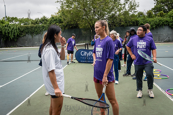 CPF Play - WTA + Morgan Stanley Come To Play Clinic - Cunningham