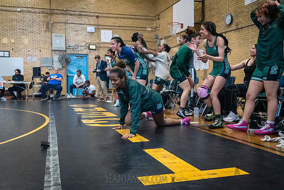 PSAL Girls Team Wrestling Championship - Grover Cleveland HS - N