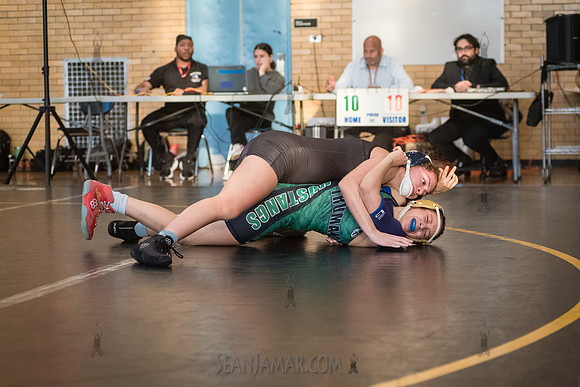 PSAL Girls Team Wrestling Championship - Grover Cleveland HS - N
