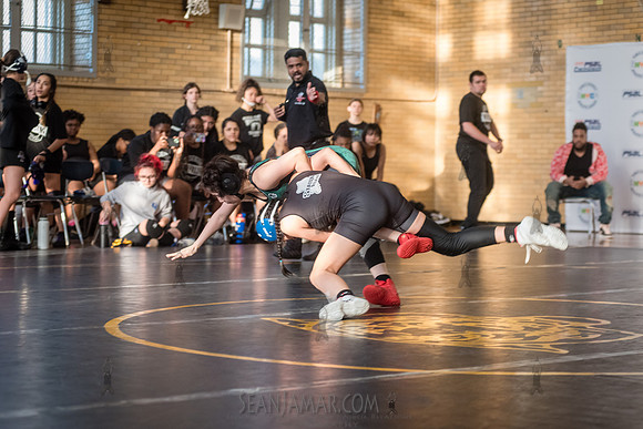 PSAL Girls Team Wrestling Championship - Grover Cleveland HS - N
